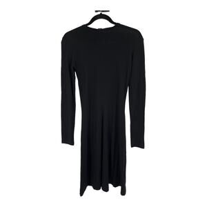 Vince dress long sleeve crew neck black X-Small XS